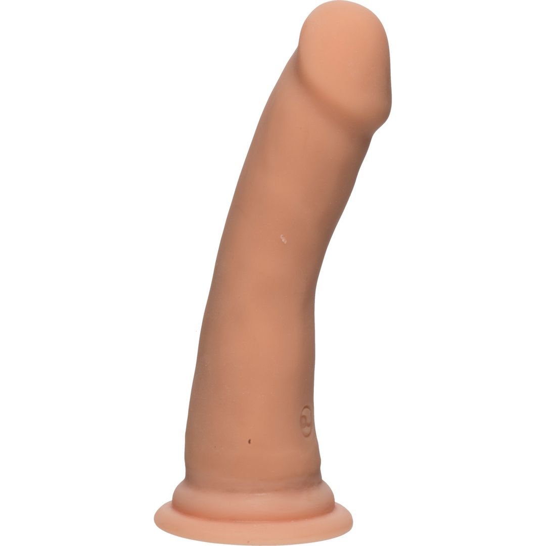 Doc Johnson Slim D - Realistischer ULTRASKYN Dildo mit Hoden - 15 cm