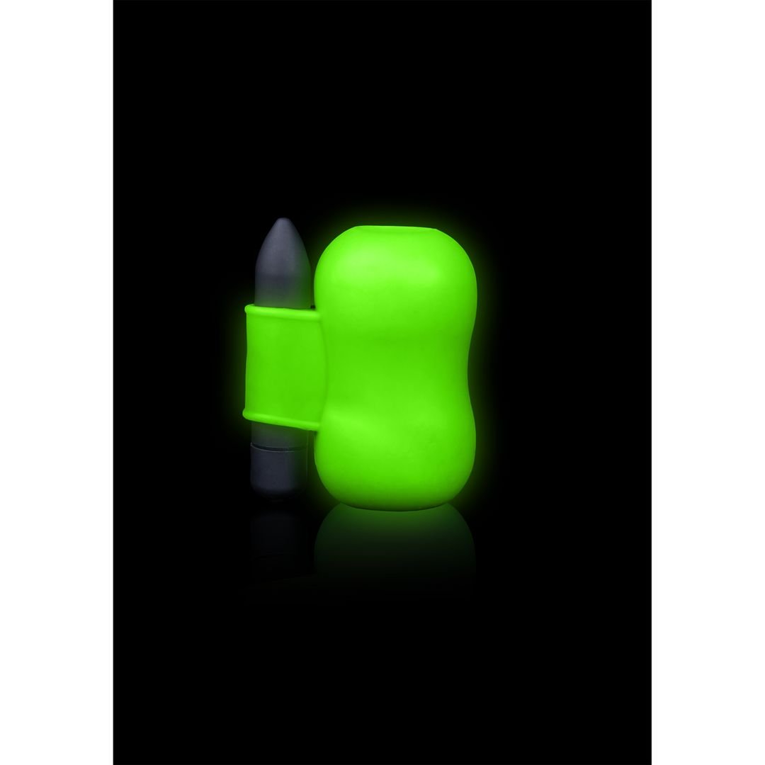 Ouch! Vibrating Masturbator - Glow in the Dark