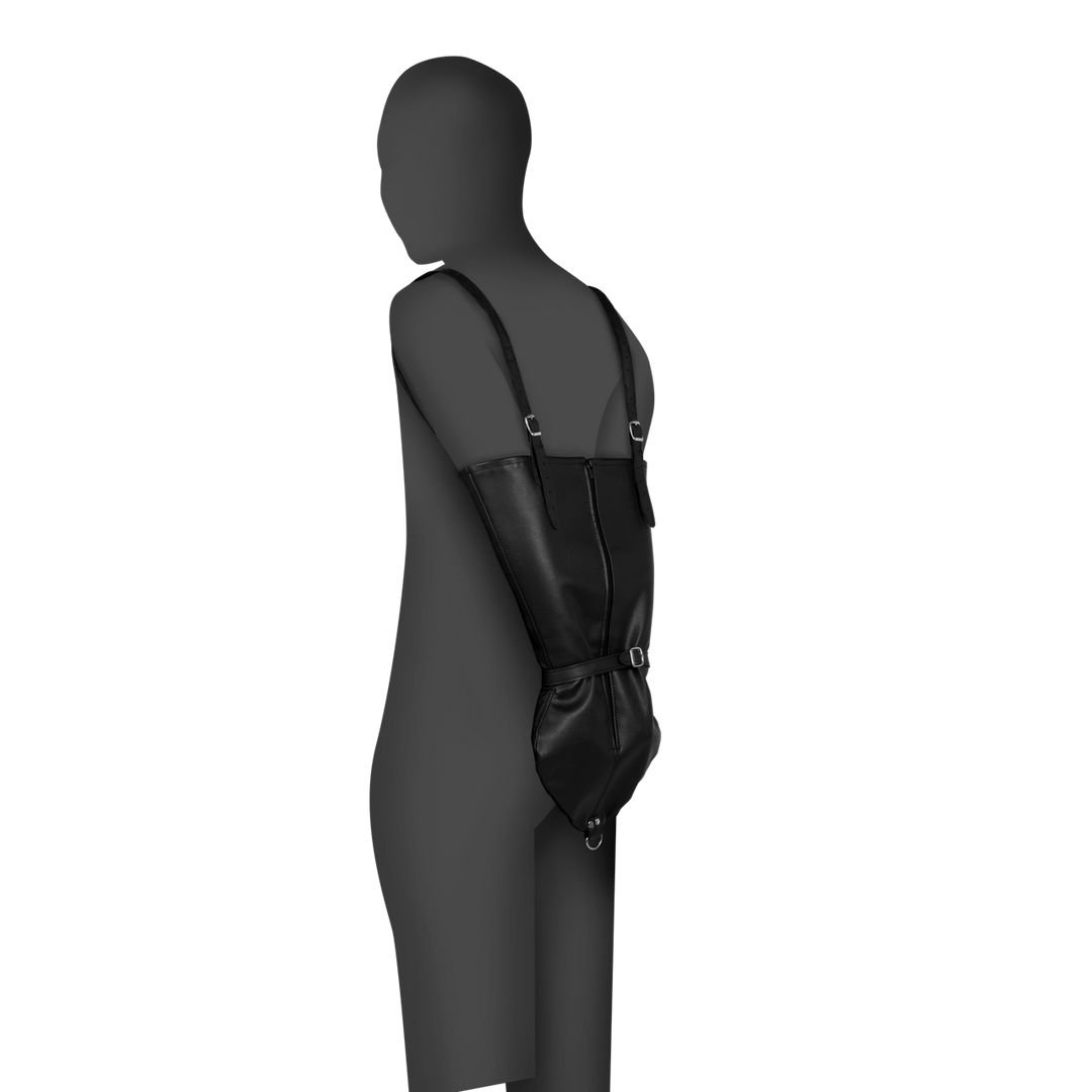 Ouch! Zip-up Full Sleeve Armbinder - Schwarz