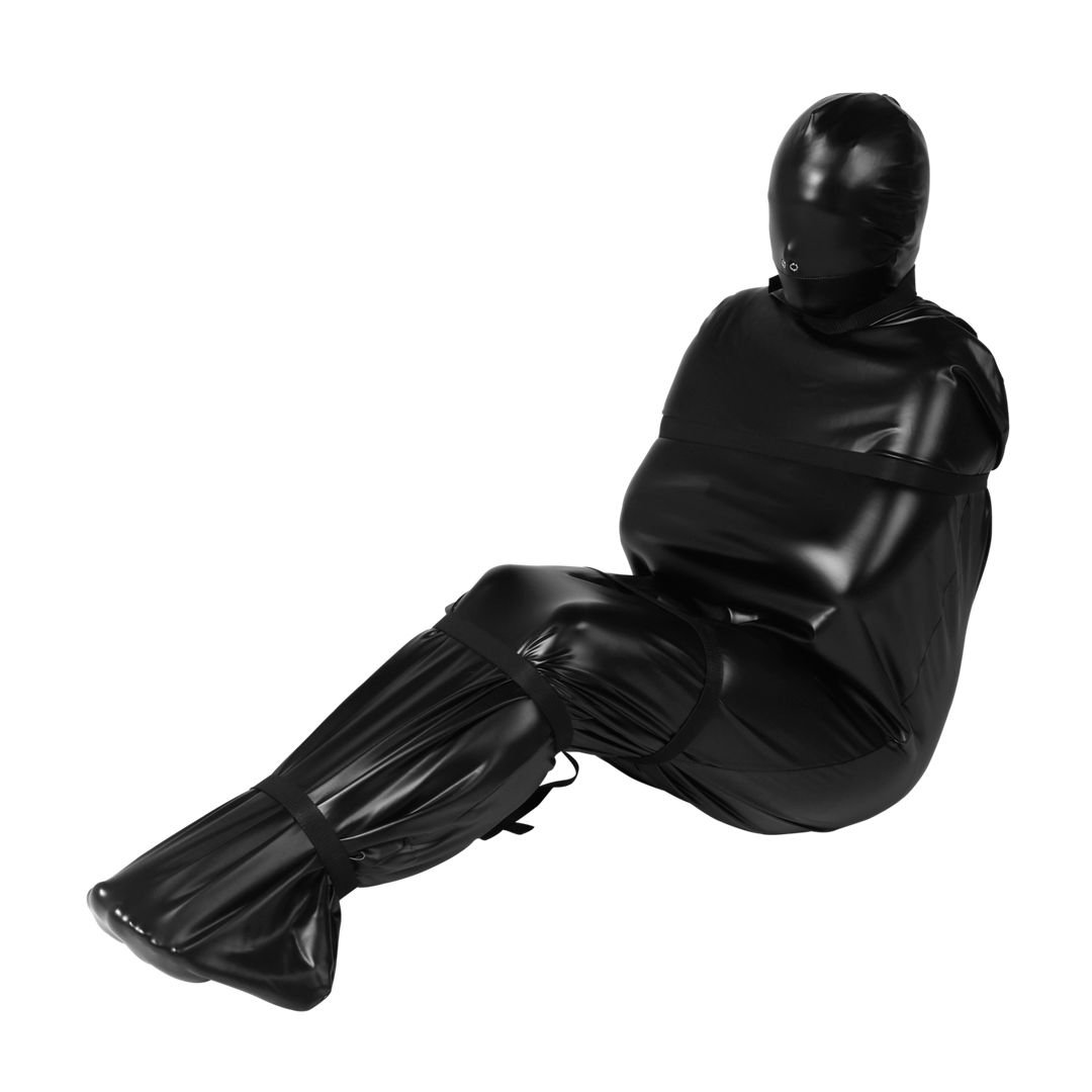 Ouch! Bondage-Body-Bag mit Nylonriemen - Schwarz