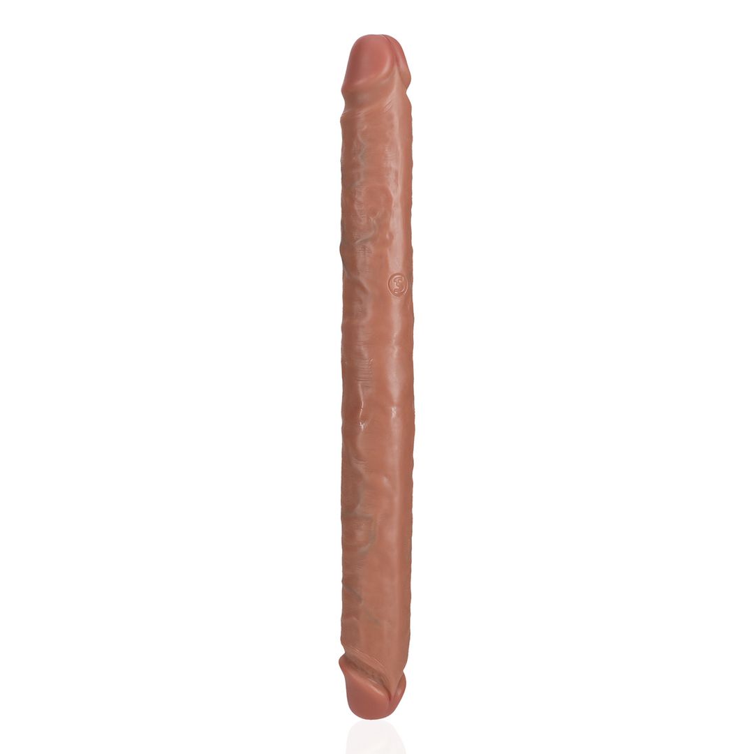 RealRock Slim Doppeldildo - 35,6 cm - Tan