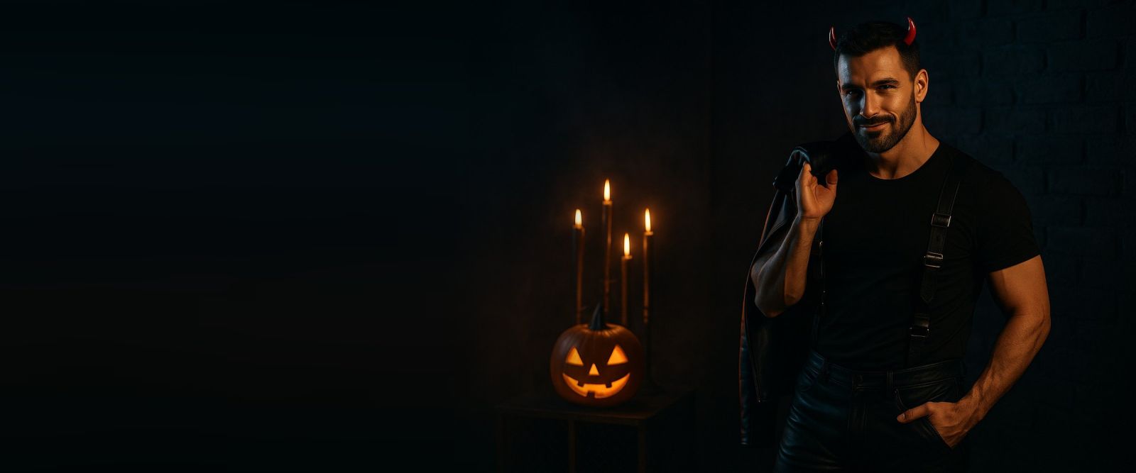 Halloween in Leder und Gummi