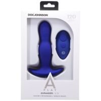 Doc Johnson Expander - Silikon Analplug mit Fernbedienung - Blau, Bild 3