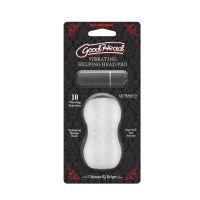 Doc Johnson GoodHead - Helping Head Pro - Vibrierende Masturbator Hülle - Frost, Bild 2