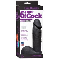 Doc Johnson Code Black - ULTRASKYN Dildo - 15 cm, Bild 2
