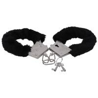 Doc Johnson Furry Handcuffs - Schwarz, Bild 5