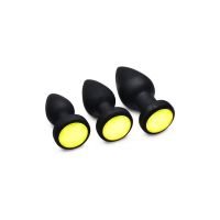 XR Brands Silikon Vibrating LED Plug - Medium, Bild 4