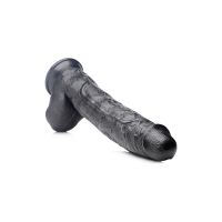 XR Brands Raging Rhino - Riesendildo mit Adern - 43 cm - Schwarz, Bild 2