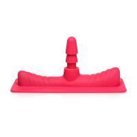 XR Brands Saddle Adapter mit Dildo - Rosa/Hautton