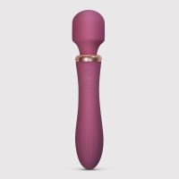 Crushious Jinx Dual Wand Massagestab mit Heizfunktion - Weinrot