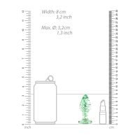Ouch! Glasbuttplug - Nachleuchtend - Medium, Bild 5