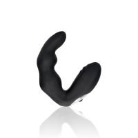 Ouch! Bent - Vibrierendes Prostatamassagegerät mit Fernbedienung - Schwarz, Bild 5
