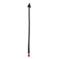 Ouch! Devil's Tail - Analplug aus Silikon mit Teufelsschwanz - Schwarz/Rot, Bild 2