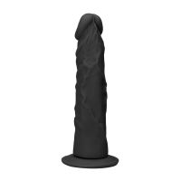 RealRock Realistischer Dildo ohne Hodensack - 25 cm - Schwarz, Bild 3