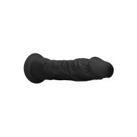 RealRock Realistischer Dildo ohne Hodensack - 25 cm - Schwarz, Bild 5