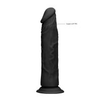 RealRock Realistischer Dildo ohne Hodensack - 25 cm - Schwarz, Bild 7
