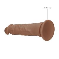 RealRock Realistischer Dildo ohne Hodensack - 25 cm - Naturton, Bild 7