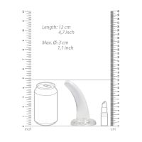 RealRock nicht-realistischer Dildo mit Saugnapf - 11,5 cm - Transparent, Bild 4
