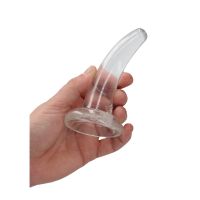 RealRock nicht-realistischer Dildo mit Saugnapf - 11,5 cm - Transparent, Bild 5