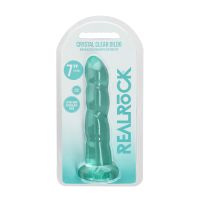 RealRock Dildo mit Saugnapf - 17 cm - Türkis, Bild 2