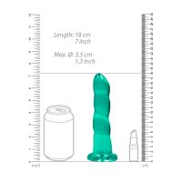 RealRock Dildo mit Saugnapf - 17 cm - Türkis, Bild 4