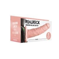 RealRock Umschnalldildo mit Vibration ohne Hoden - 20,5 cm - Hautfarben, Bild 2