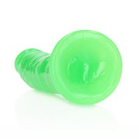 RealRock Schlanker Dildo mit Saugnapf - Leuchtend - 20 cm, Bild 5
