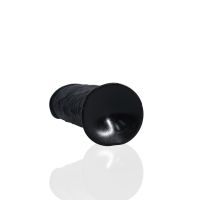 RealRock Extra Dicker Gerader Dildo ohne Hoden - 20,3 cm - Schwarz, Bild 4