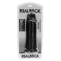 RealRock Extra Thick Straight Dildo ohne Hoden - 25,4 cm - Schwarz, Bild 2