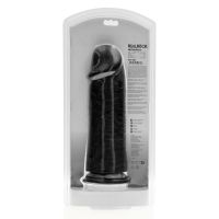 RealRock Extra Thick Straight Dildo ohne Hoden - 25,4 cm - Schwarz, Bild 3
