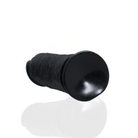 RealRock Extra Thick Straight Dildo ohne Hoden - 25,4 cm - Schwarz, Bild 6