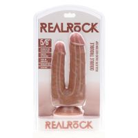 RealRock Double Trouble Doppeldildo - 12,7/15,2 cm - Tan, Bild 2