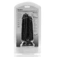RealRock Two in One Dildo - 12,7/15,2 cm - Schwarz, Bild 3