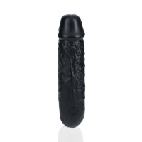 RealRock U-förmiger Doppeldildo - 12,7 cm - Schwarz, Bild 5