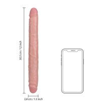 RealRock Slim Doppeldildo - 30,5 cm - Hautfarben, Bild 6
