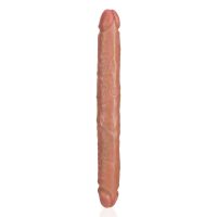 RealRock Slim Doppeldildo - 30,5 cm - Tan