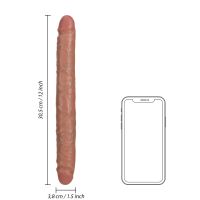 RealRock Slim Doppeldildo - 30,5 cm - Tan, Bild 6