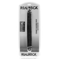 RealRock Slim Doppeldildo - 35,6 cm - Schwarz, Bild 2