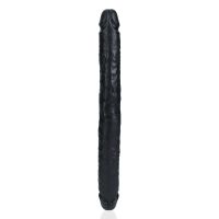 RealRock Slim Doppeldildo - 35,6 cm - Schwarz, Bild 4
