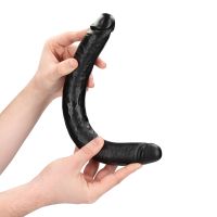 RealRock Slim Doppeldildo - 35,6 cm - Schwarz, Bild 7