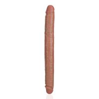 RealRock Slim Doppeldildo - 35,6 cm - Tan, Bild 5