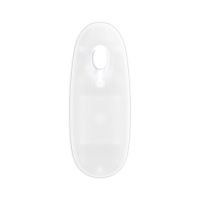 RealRock LED Vibrierender gerader Dildo - 15 cm - Transparent, Bild 4
