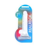 RealRock Vibrierende LED Dildo mit Saugnapf - 18 cm, Bild 2