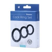 SinsFactory Silikon Cockring-Set - 23 cm - 30 cm - 37 cm - Schwarz, Bild 6