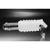 XR Brands Ribbed Stroker Sleeve with Ball Strap, Bild 4