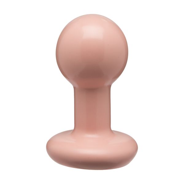 Doc Johnson The Classic - Runder Buttplug - Small - Creme