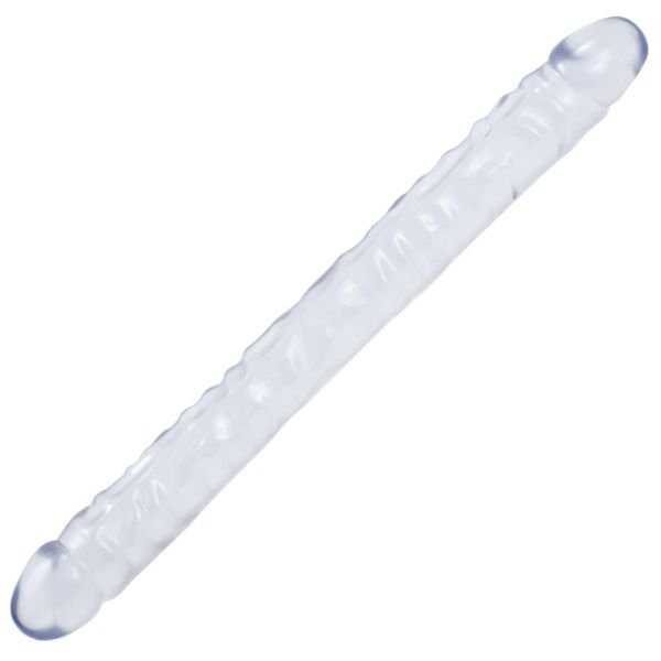 Doc Johnson Crystal Jellies Doppeldildo - 45 cm