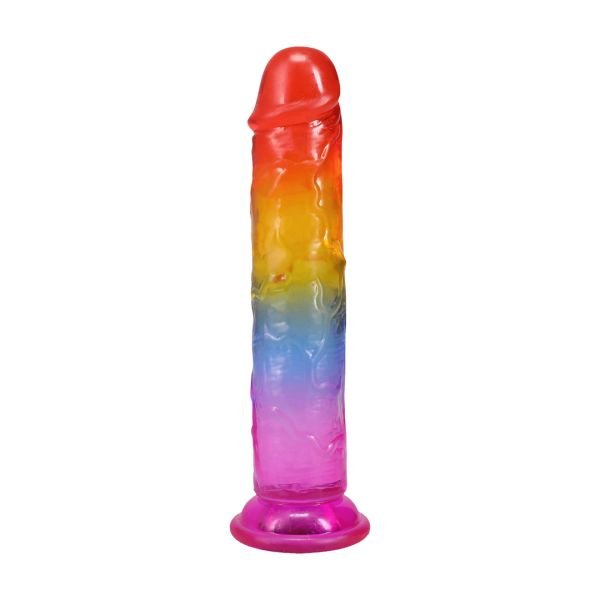 Doc Johnson Classic Dong - 17,8 cm - Regenbogen