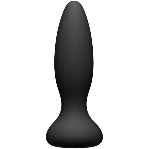 Doc Johnson Vibe - Adventurous Silikon Analplug mit Fernbedienung - Schwarz