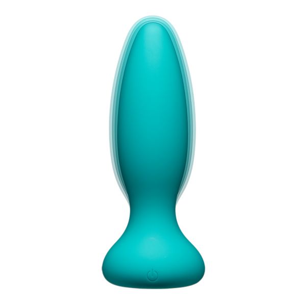 Doc Johnson Vibe - Adventurous Silikon Analplug mit Fernbedienung - Grün
